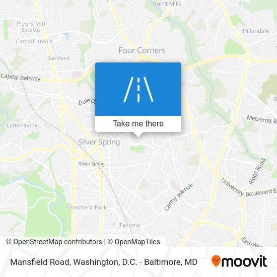 Mapa de Mansfield Road