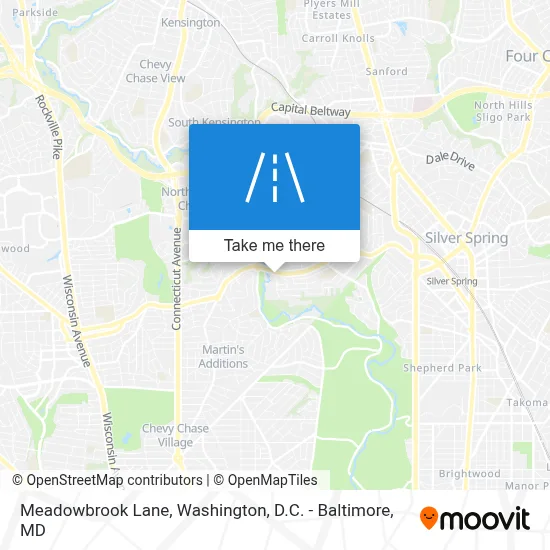 Meadowbrook Lane map
