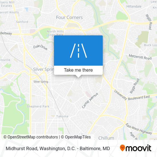 Mapa de Midhurst Road