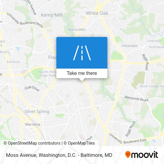 Moss Avenue map