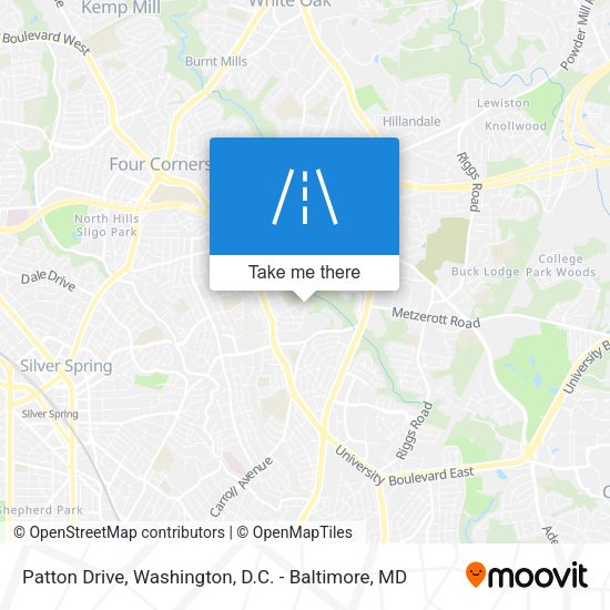 Patton Drive map