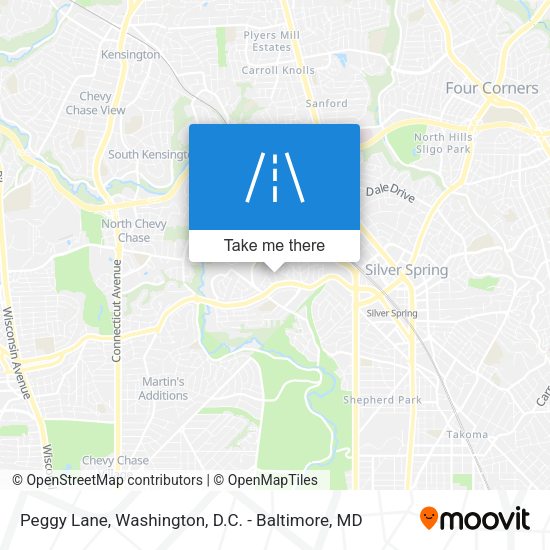 Peggy Lane map