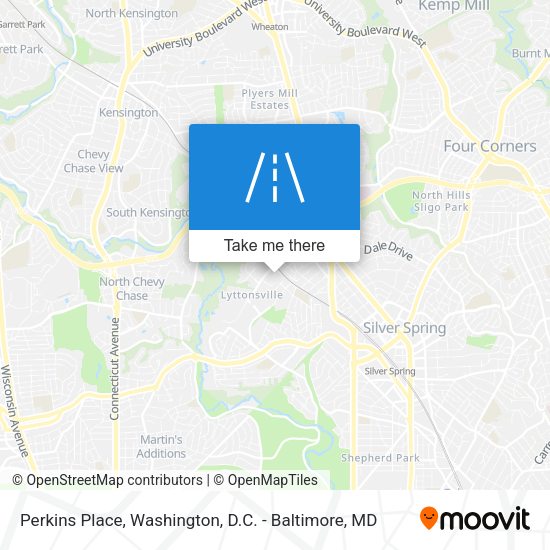 Perkins Place map