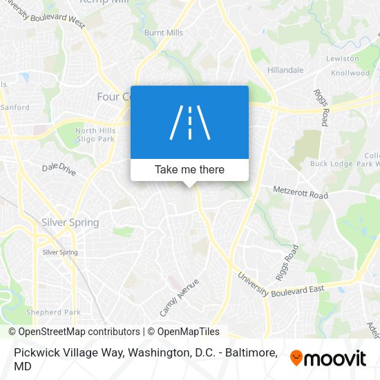 Mapa de Pickwick Village Way