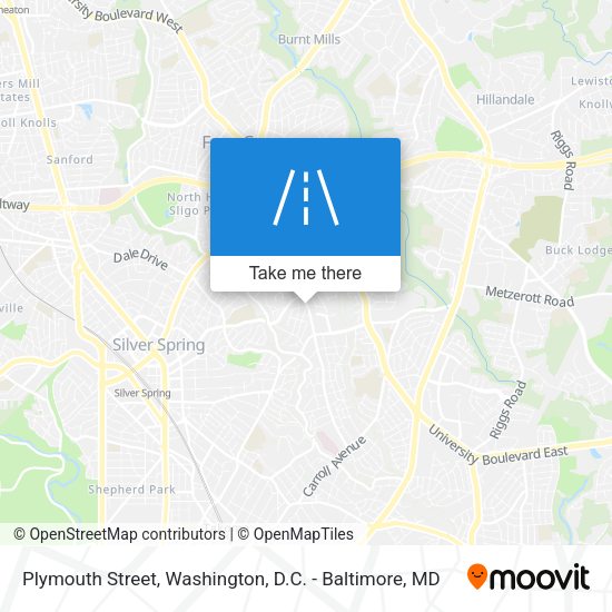 Plymouth Street map