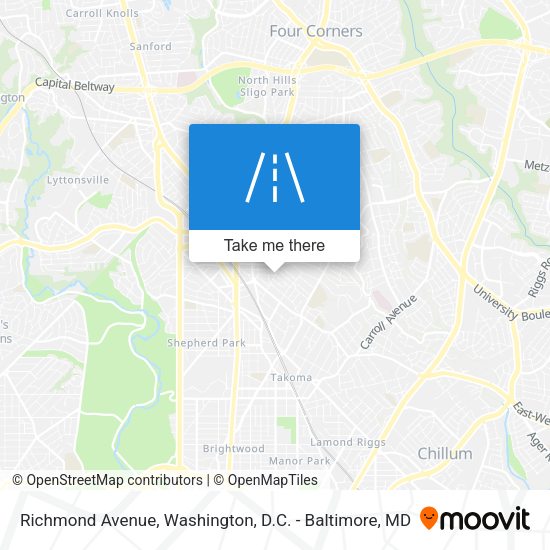 Mapa de Richmond Avenue