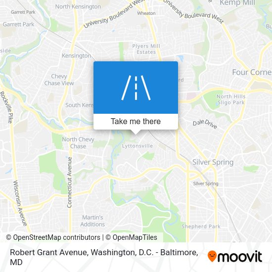Mapa de Robert Grant Avenue
