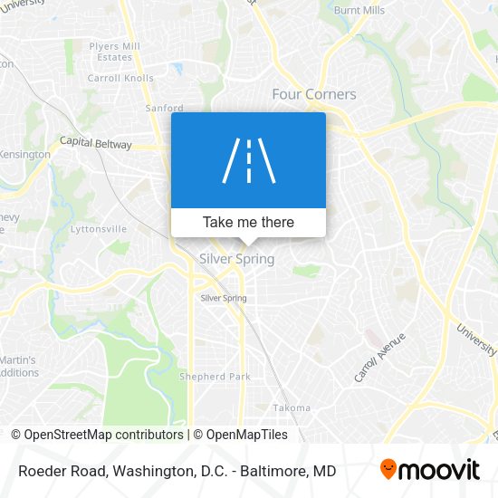 Mapa de Roeder Road