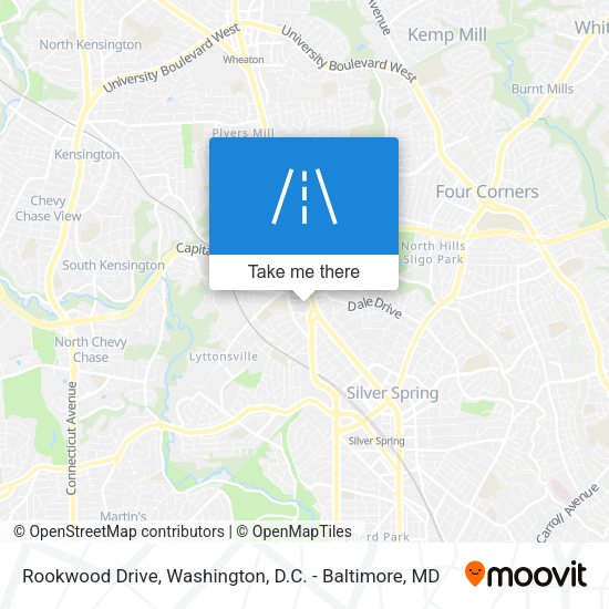 Rookwood Drive map