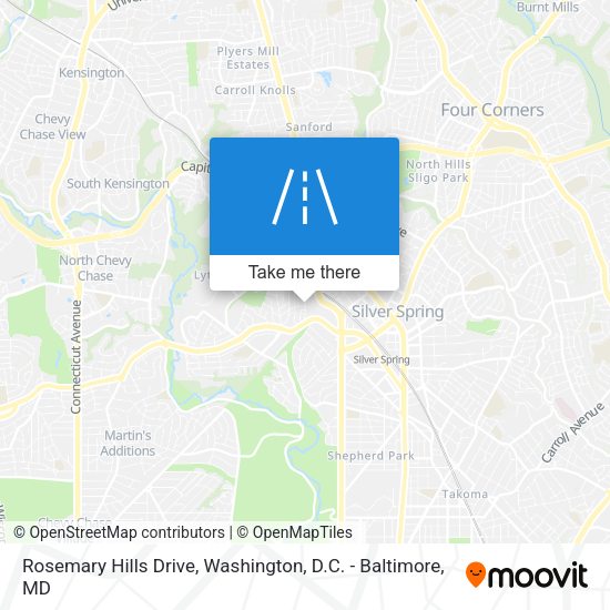 Rosemary Hills Drive map