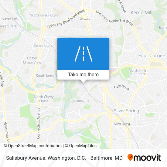Mapa de Salisbury Avenue