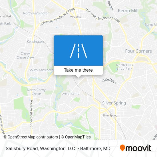 Salisbury Road map