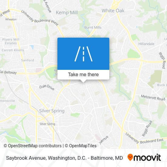 Saybrook Avenue map