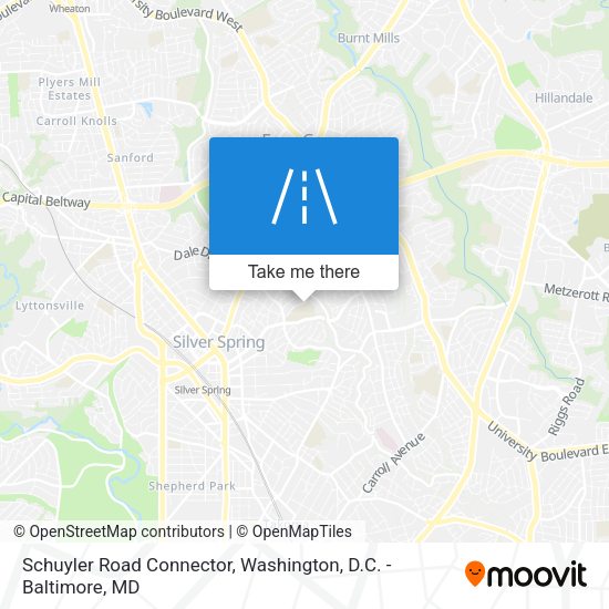 Schuyler Road Connector map