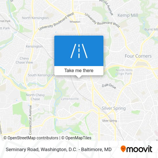 Seminary Road map