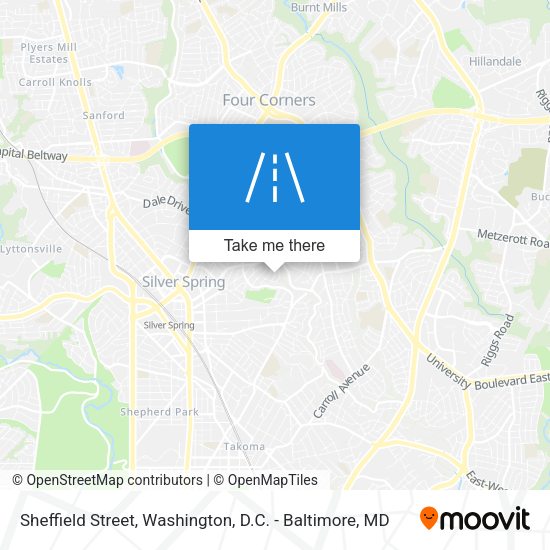 Sheffield Street map