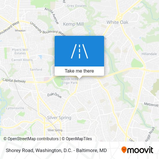 Shorey Road map