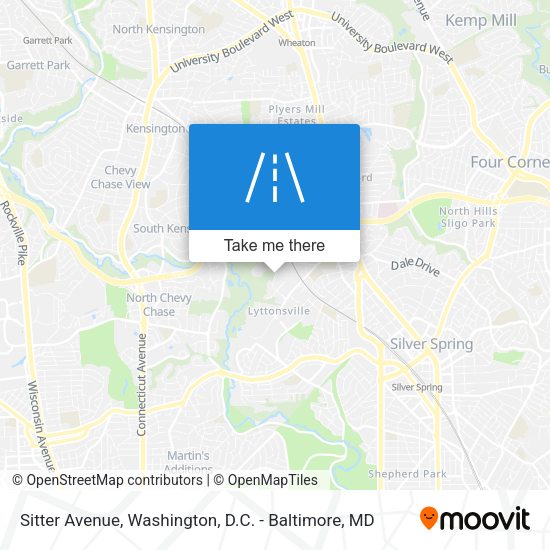 Sitter Avenue map