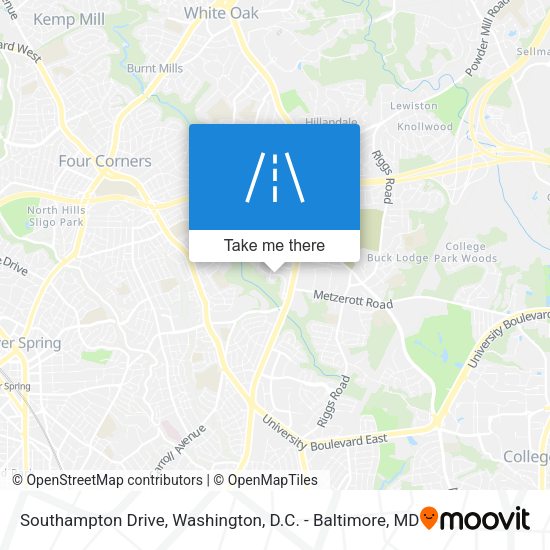 Southampton Drive map