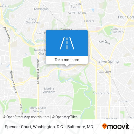 Mapa de Spencer Court