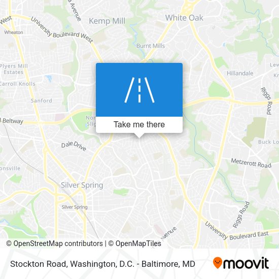 Stockton Road map