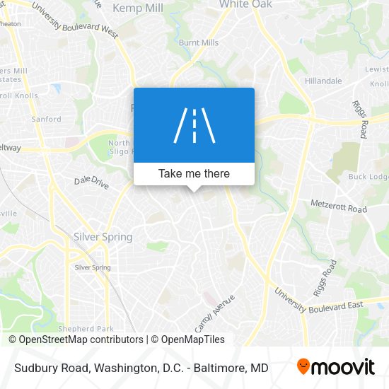 Sudbury Road map