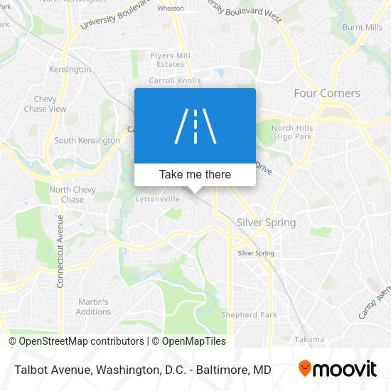 Talbot Avenue map