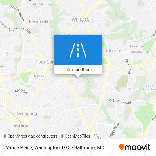 Mapa de Vance Place
