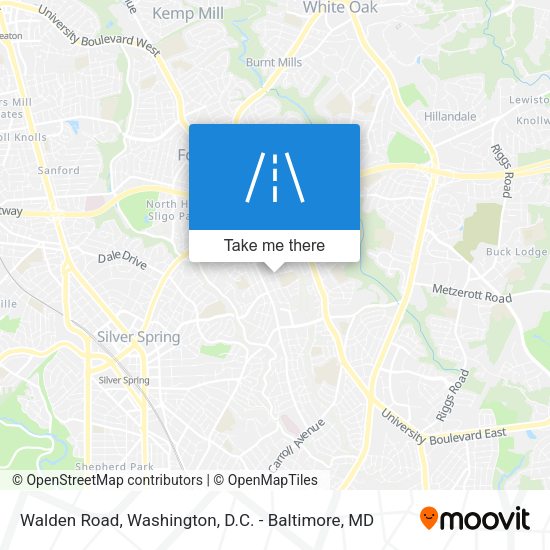 Walden Road map