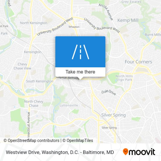 Westview Drive map