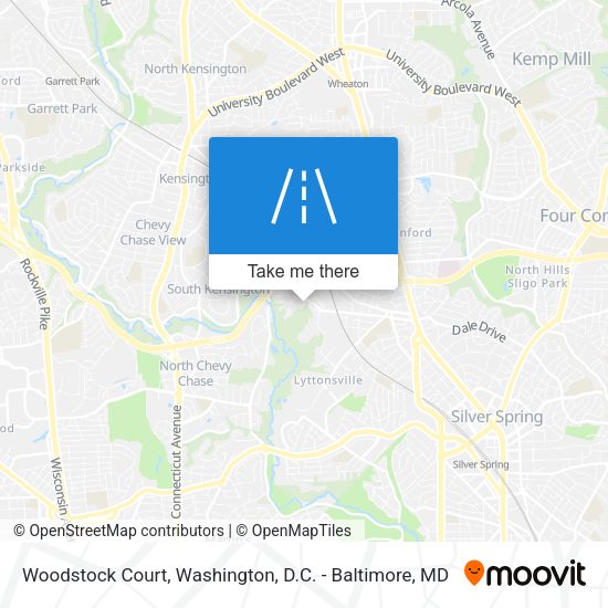 Woodstock Court map