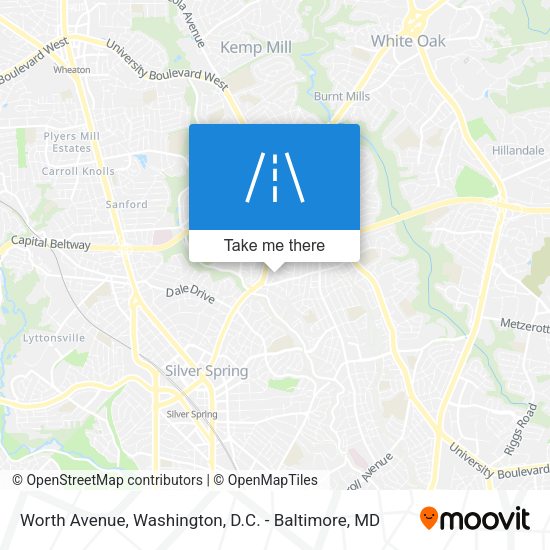 Worth Avenue map