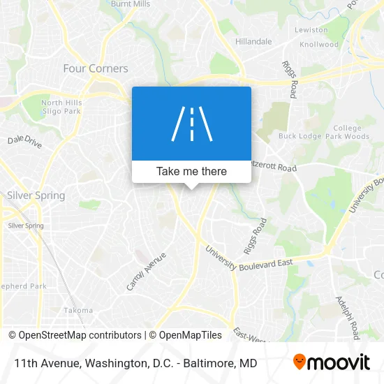 11th Avenue map