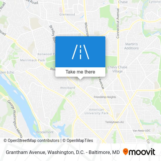 Grantham Avenue map