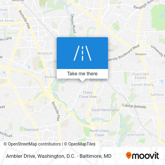 Ambler Drive map