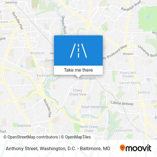 Mapa de Anthony Street