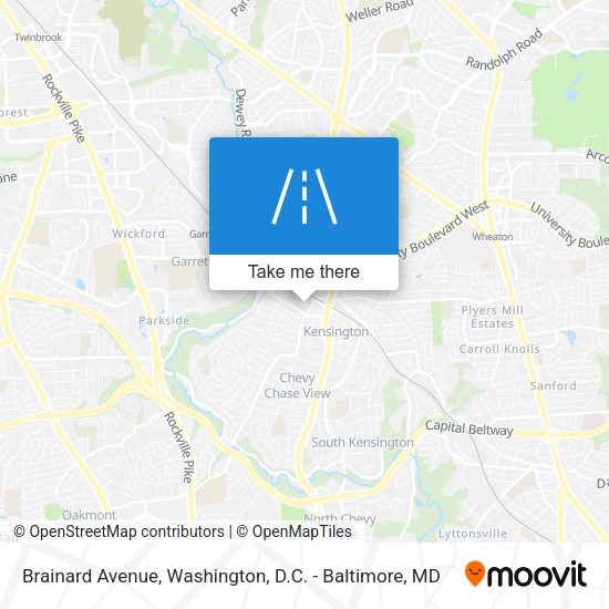 Brainard Avenue map