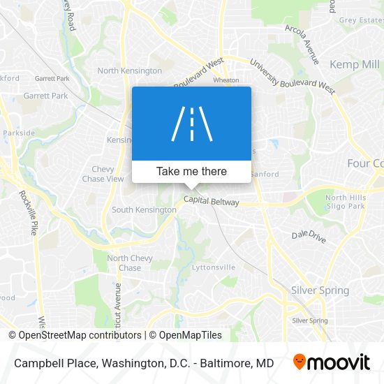 Mapa de Campbell Place