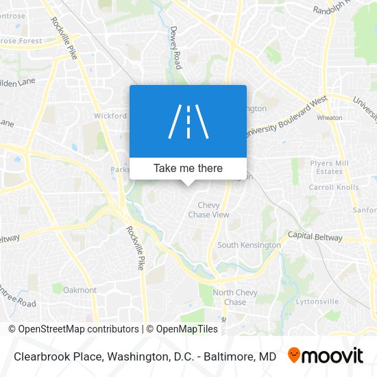 Mapa de Clearbrook Place