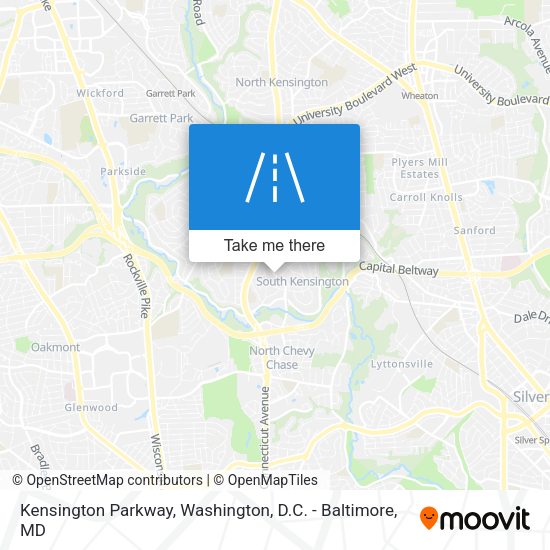 Kensington Parkway map