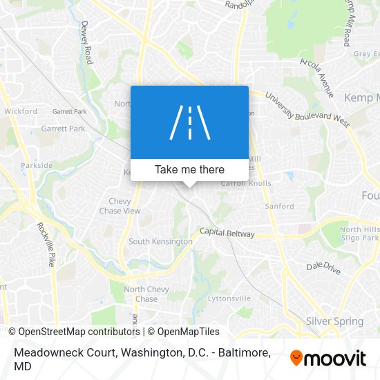 Meadowneck Court map