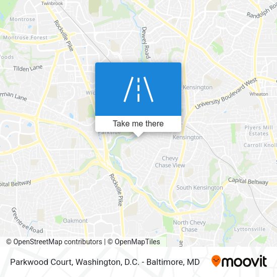 Parkwood Court map