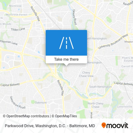 Parkwood Drive map