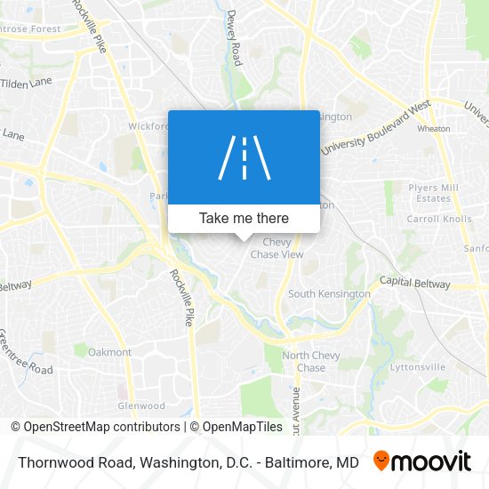 Thornwood Road map