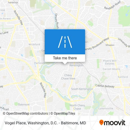 Vogel Place map