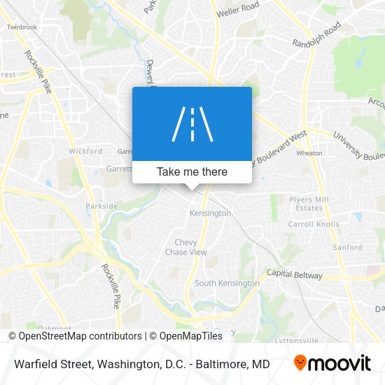 Mapa de Warfield Street