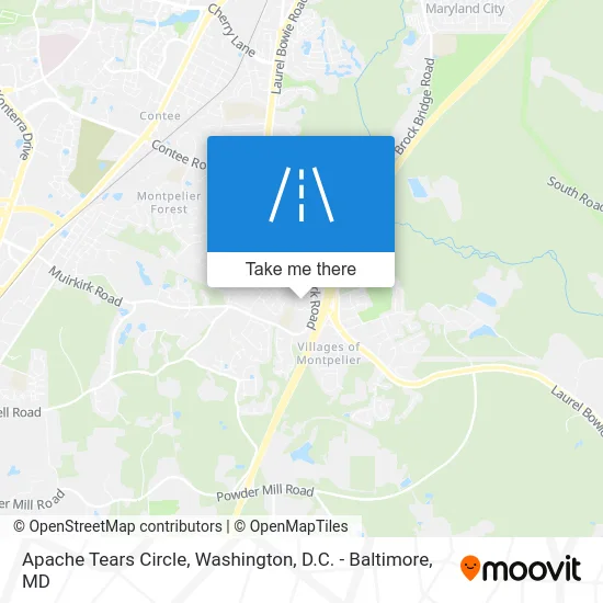 Apache Tears Circle map