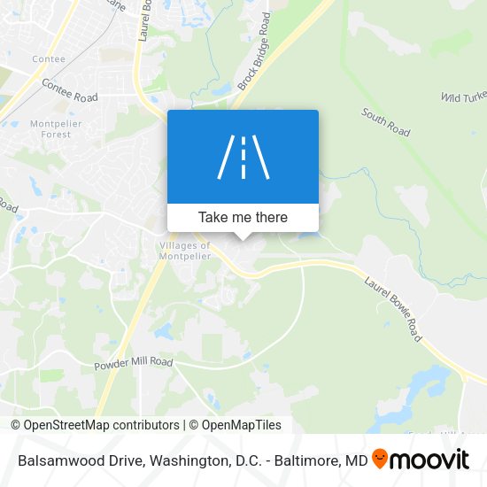 Mapa de Balsamwood Drive