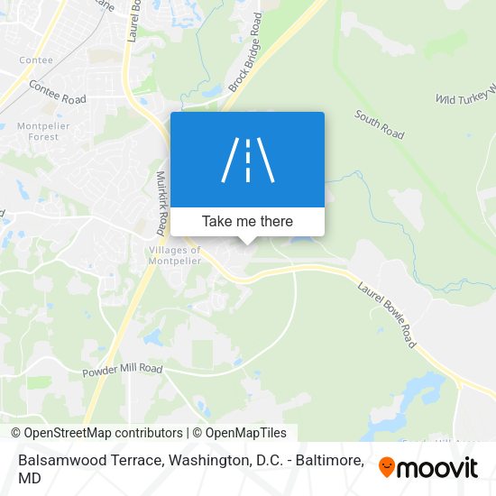 Balsamwood Terrace map