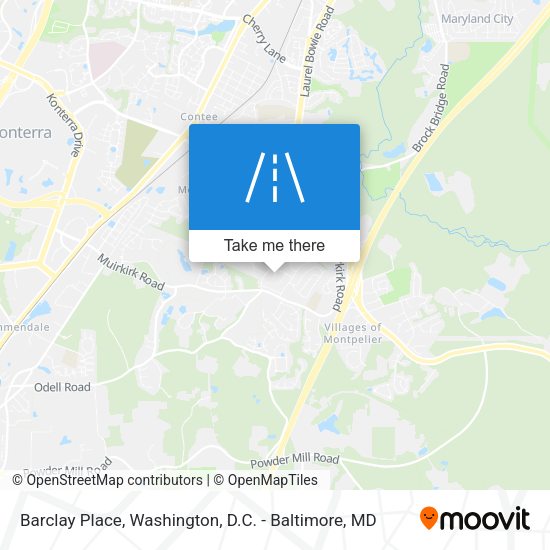 Mapa de Barclay Place